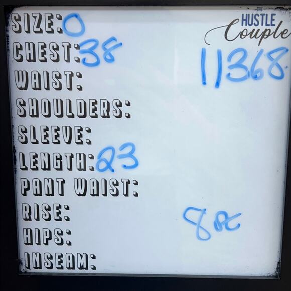 Chicos Womens Size 0 US 4 Small Polo Shirt Blue White Stripe Nautical 100% Linen - Picture 16 of 16